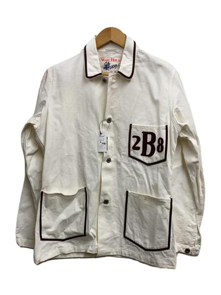 WARE HOUSE◆カバーオール/-/コットン/WHT UNIVERSAL OVERALL◇カバーオール⁄40⁄コットン⁄WHT⁄USA製 Sサイズ