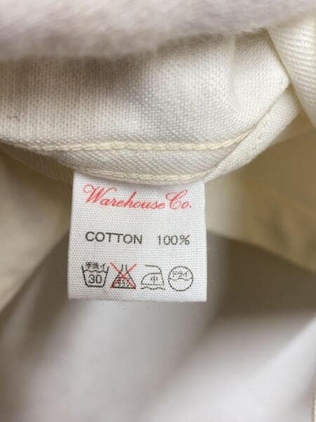 WARE HOUSE◆カバーオール/-/コットン/WHT UNIVERSAL OVERALL◇カバーオール⁄40⁄コットン⁄WHT⁄USA製 Sサイズ