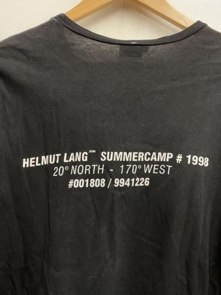 Helmut Lang(ヘルムートラング) / GTR/Tシャツ/M/コットン/ブラック 