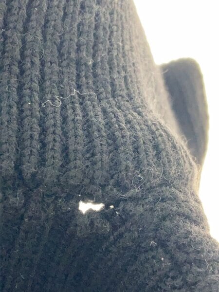 PRADA / 99AW/ハーフジップ/ニット・セーター(厚手)/52/ウール/BLK PRADA(プラダ) / 99AW/ハーフジップ/ニット・セーター(厚手)/52/ウール