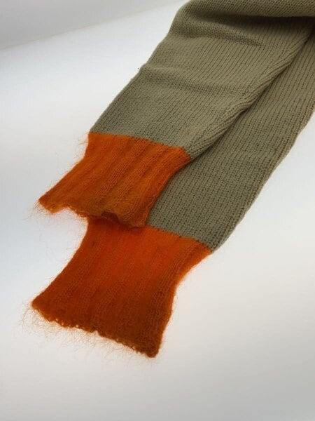 W.&L.T. / 90s/稲妻刺繍/ニット・セーター(厚手)/--/--/NVY W.&L.T.(ウォルト) / 90s/稲妻刺繍/ニット・セーター(厚手)/--/--/NVY