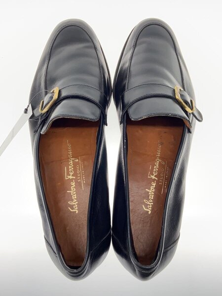 Salvatore Ferragamo◇フェラガモ/ローファー/UK9/BEG/レザー 