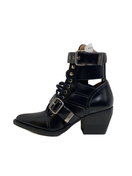 Chloe(クロエ) / レースアップブーツ/36/BLK/レザー | 中古品の販売 
