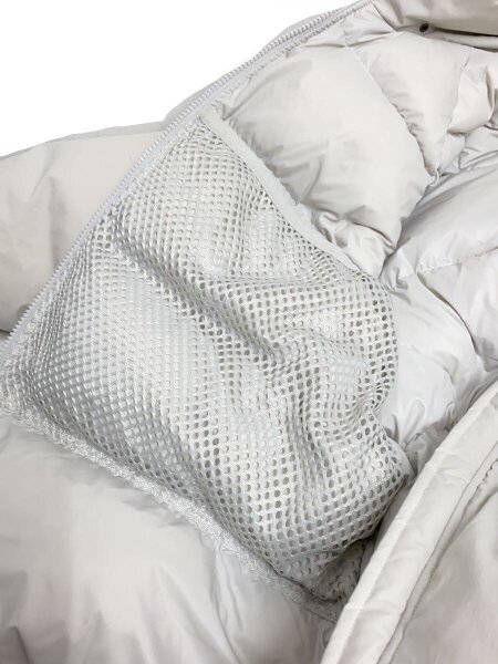 WILDTHINGS / ダウンジャケット/O/ナイロン/WHT/WT22437SN-ER WILDTHINGS(ワイルドシングス) / ダウンジャケット/O/ナイロン/WHT