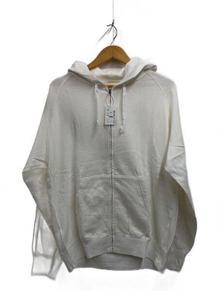 COMOLI(コモリ) / 24AW/製品染裏毛ジップパーカー/2/コットン/WHT/z01 