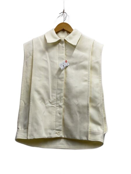 CLANE(クラネ) / 25SS/COLLAR SHORT VEST/ベスト/FREE/ポリエステル