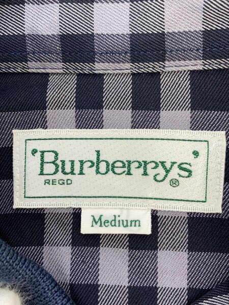 BURBERRYS(バーバリーズ) / 長袖シャツ/M/コットン/NVY/チェック/BFW05 