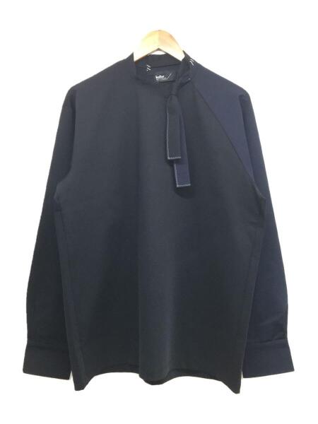 kolor(カラー) / PULLOVER/長袖シャツ/3/コットン/ブラック×ネイビー 