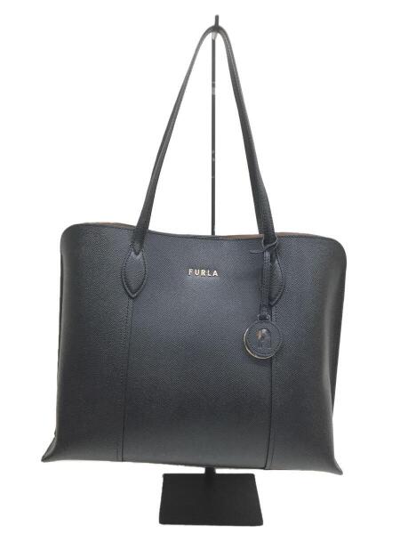 FURLA(フルラ) / トートバッグ/レザー/BLK/無地/WB00418 | 中古品の