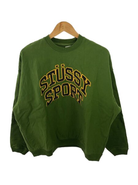 STUSSY(ステューシー) / スウェット/M/コットン/GRN/STUSSY SPORT 