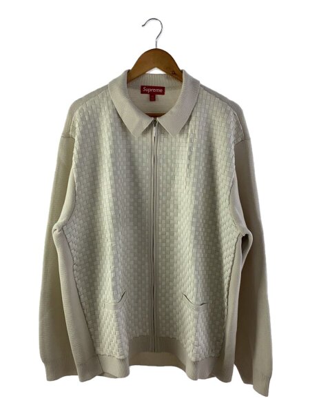 Supreme(シュプリーム) / 24FW Woven Leather Zip Up Cardigan/XXL