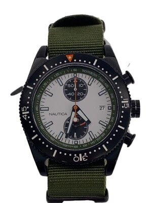 NAUTICA(ノーチカ) / クォーツ腕時計/アナログ/--/WHT/KHK// | 中古品 