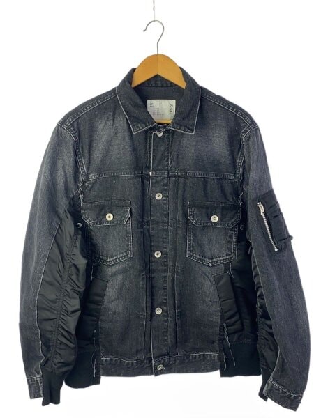 sacai(サカイ) / Gジャン/2/コットン/BLK/無地/SCM-053 | 古着の販売 
