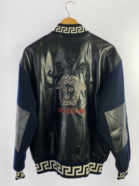 VERSACE(ヴェルサーチェ) / スタジャン/L/レザー/BLK | 古着の販売 