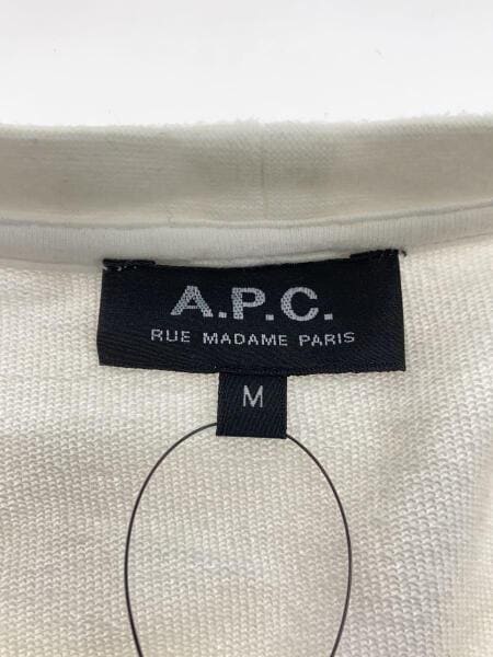 A.P.C.(アーペーセー) / Shibuya H スウェットシャツ/M/コットン/WHT 
