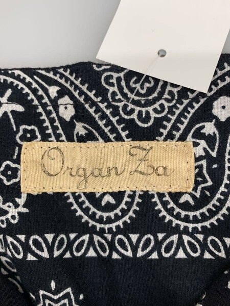 花とｷﾞﾀｰ(ハナトギター) / 長袖ワンピース/--/コットン/BLK/総柄/R