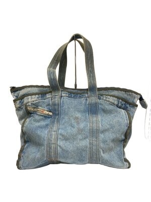 DIESEL ディーゼル NIMES X08383 デニムトートバッグ グレー DIESEL