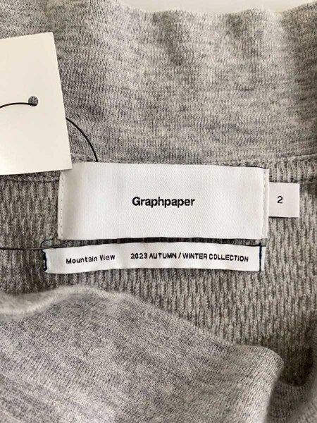 Graphpaper(グラフペーパー) / ニット・セーター(薄手)/2/ウール/GRY 