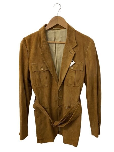 Paul Smith ポールスミス テーラードジャケット 羊革 キャメル Paul 