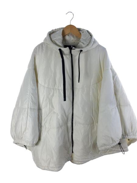 ZARA(ザラ) / ポンチョ/M/ナイロン/WHT/無地 | 古着の販売・通販なら