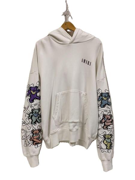 AMIRI(アミリ) / Oversized Grateful Dead Bear Hoodie/S/コットン/WHT 