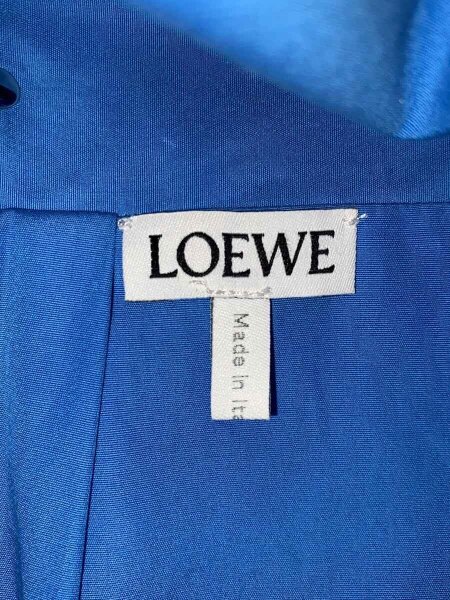 LOEWE(ロエベ) / バックスリット/シャツジャケット/40/コットン/BLU 