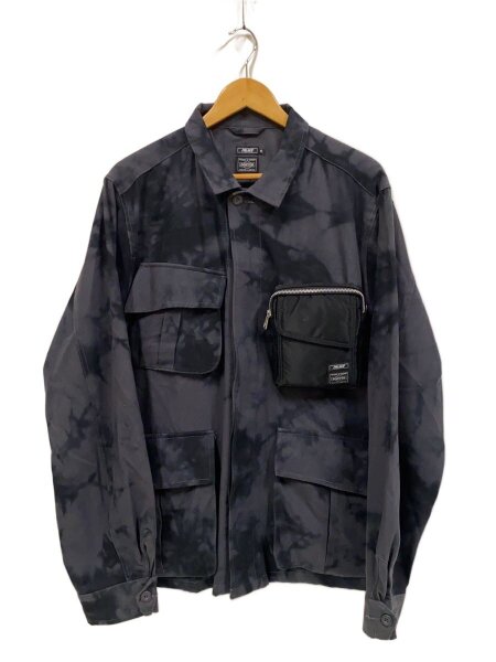 PALACE(パレス) / Pocket Bag Jacket/Black Wave Dye/XL/コットン/BLK 