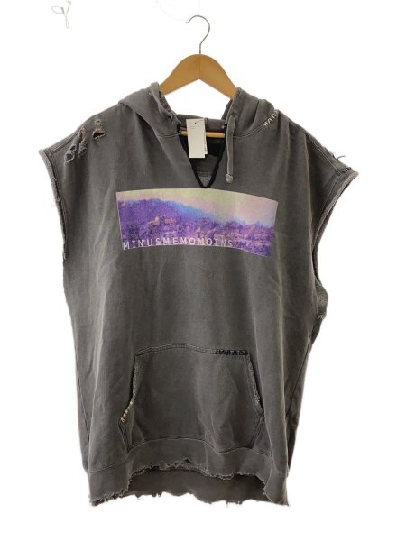MINUS(マイナス) / cut off hoodie/ダメージ加工/パーカー/2/コットン 