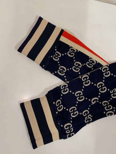 GUCCI(グッチ) / GGジャガードトラックジャケット/XL/コットン/NVY/総