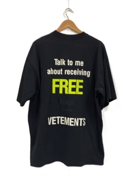 VETEMENTS(ヴェトモン) / Tシャツ/S/コットン/BLK/プリント/UA52TR540B