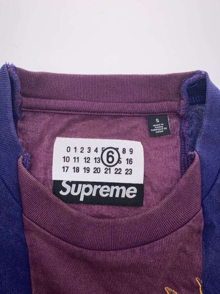 Supreme(シュプリーム) / MM6 Split S/S Top/S/コットン/NVY/? NULL