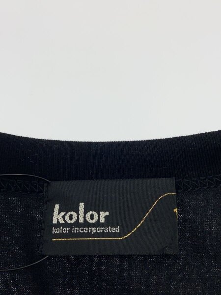 kolor(カラー) / 25SS/Tシャツ/1/コットン/BLK/25SCM-T11208// | 古着