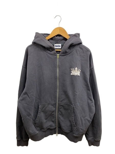 9090(ナインティナインティ) / ジップパーカー/L/コットン/GRY/NN1583