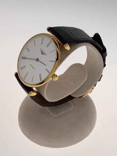 LONGINES(ロンジン) / 自動巻腕時計/アナログ/レザー/WHT/BLK/20260815