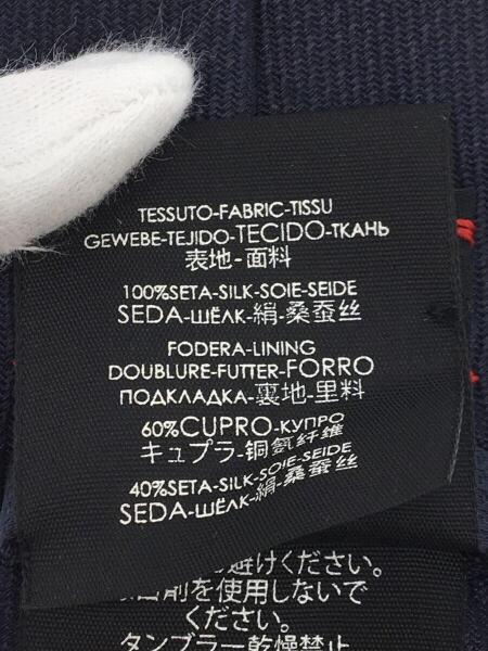 GUCCI(グッチ) / グッチ/エンブレム刺繍ネクタイ/シルク/ネイビー 