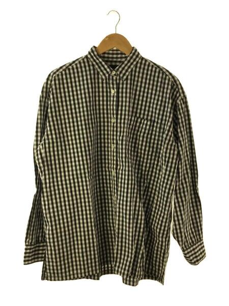 Plage(プラージュ) / 22AW/Boys boxシャツ/コットン/ブラック/ギンガム 