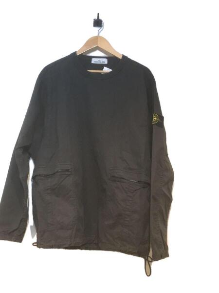 STONE ISLAND(ストーンアイランド) / 21SS/OVER SHIRT/L/コットン/GRY 
