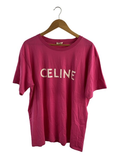 CELINE セリーヌ tシャツ ピンク セリーヌ オーバーサイズ Tシャツ ピンク
