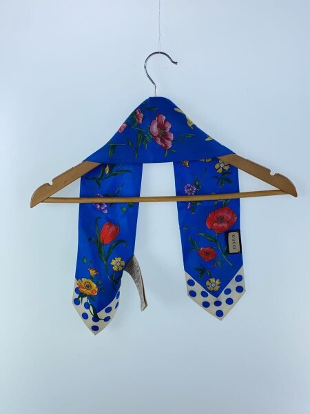 GUCCI / スカーフ/シルク/ブルー/レディース/682016 3G001 GUCCI(グッチ) / スカーフ/シルク/ブルー/レディース/682016 3G001