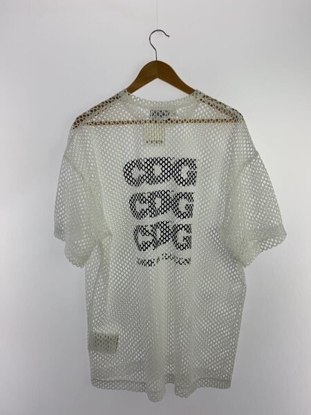 CDG(シーディージー) / 24SS/OVERSIZED MESH T-SHIRT/M/ポリエステル 