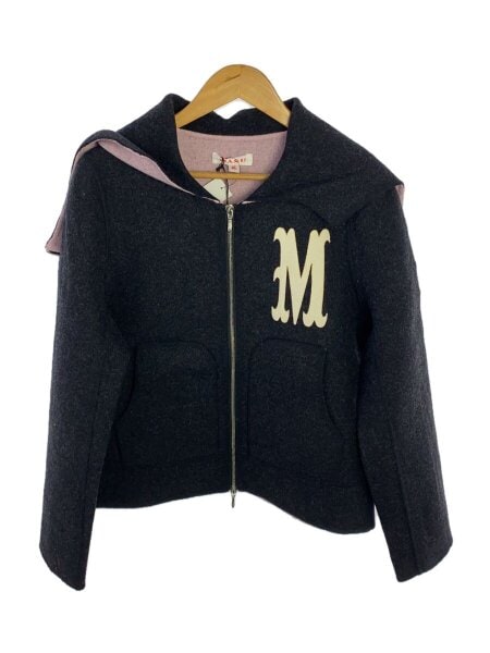 MASU(エムエーエスユー) / 24AW/BAT COLLAR ZIP-UP JACKET/46/ウール 