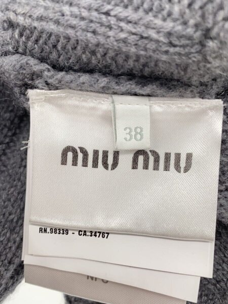 MIU MIU(ミュウミュウ) / カシミアケーブルニットセーター/38/カシミア