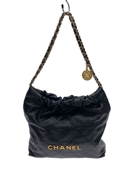 CHANEL(シャネル) / バッグ/レザー/ブラック | 中古品の販売・通販なら 