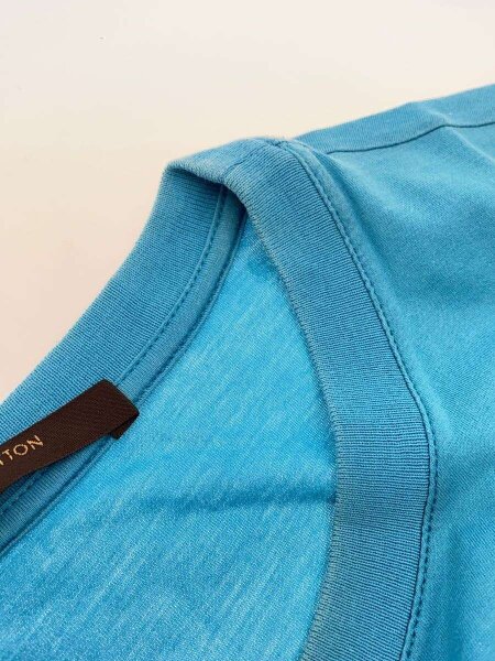 LOUIS VUITTON(ルイヴィトン) / Tシャツ/S/コットン/BLU/RM131M