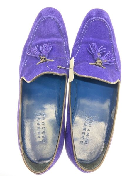 BARNEYS NEWYORK / ローファー/UK7/パープル/スウェード/BN16010 BARNEYS NEWYORK(バーニーズニューヨーク) / ローファー/UK7/パープル