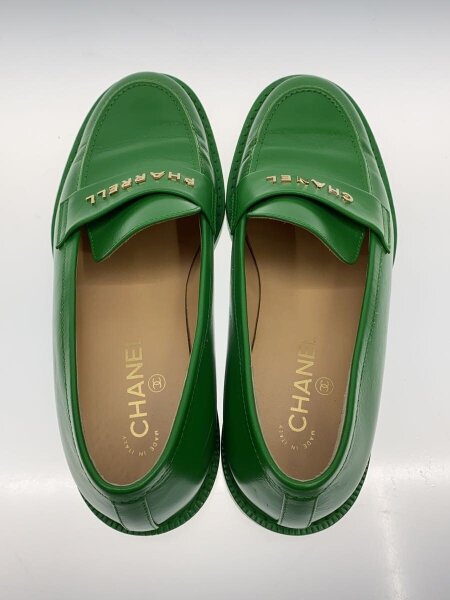 CHANEL(シャネル) / ローファー/41/グリーン/レザー// | 中古品の販売 