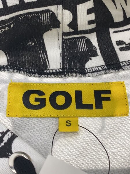 GOLF WANG(ゴルフワン) / パーカー/S/コットン/ホワイト/総柄 | 古着の 