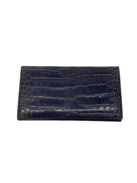 HERMES(エルメス) / 長財布/レザー/パープル/無地/メンズ | 中古品の 