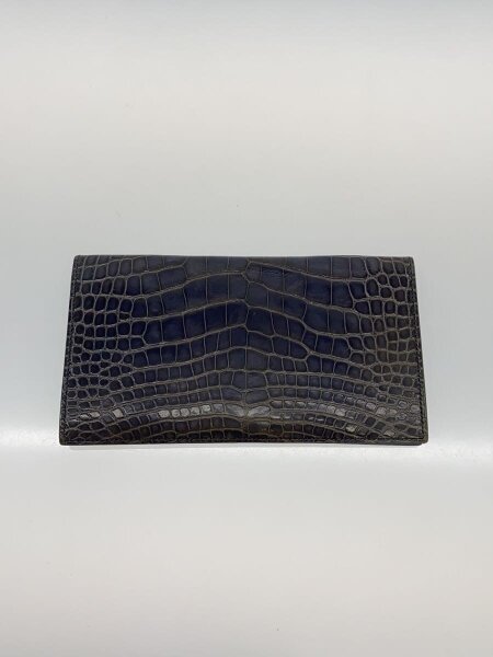 HERMES(エルメス) / 長財布/レザー/パープル/無地/メンズ | 中古品の 