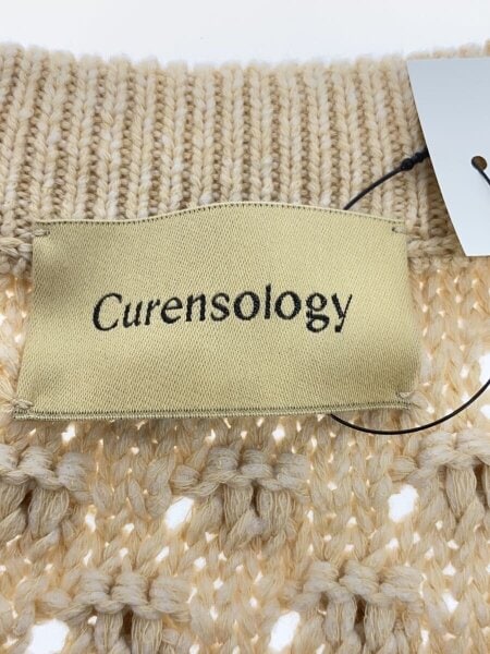 25年 完売品 極美品 Curensology ポコポコアミニットカーディガン Curensology(カレンソロジー) / ポコポコアミニットカーディガン/FREE